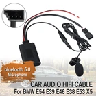 12 В автомобильная аудиосистема bluetooth 5,0 HIFI кабель адаптер микрофон для BMW E54 E39 E46 E38 E53 X5