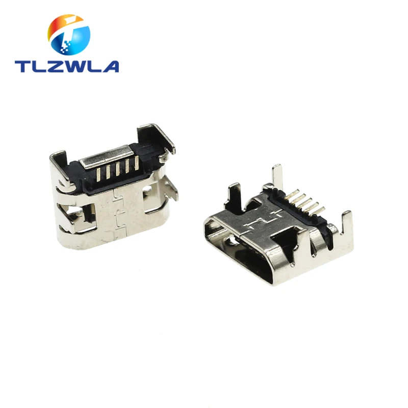 1000 шт потребительских упаковок для микро USB разъем 5Pin простой конец муфтовый