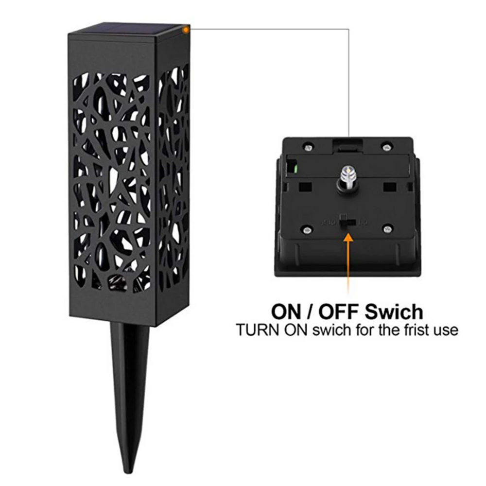 Фонарь садовый на солнечной батарее водонепроницаемый светодиодный наружный