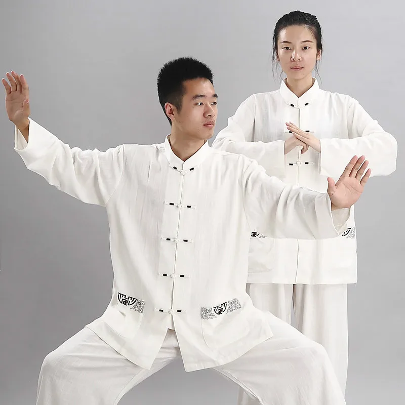 Китайская Униформа Tai Chi одежда для боевых СТВ весенне летний костюм Wushu кунг фу