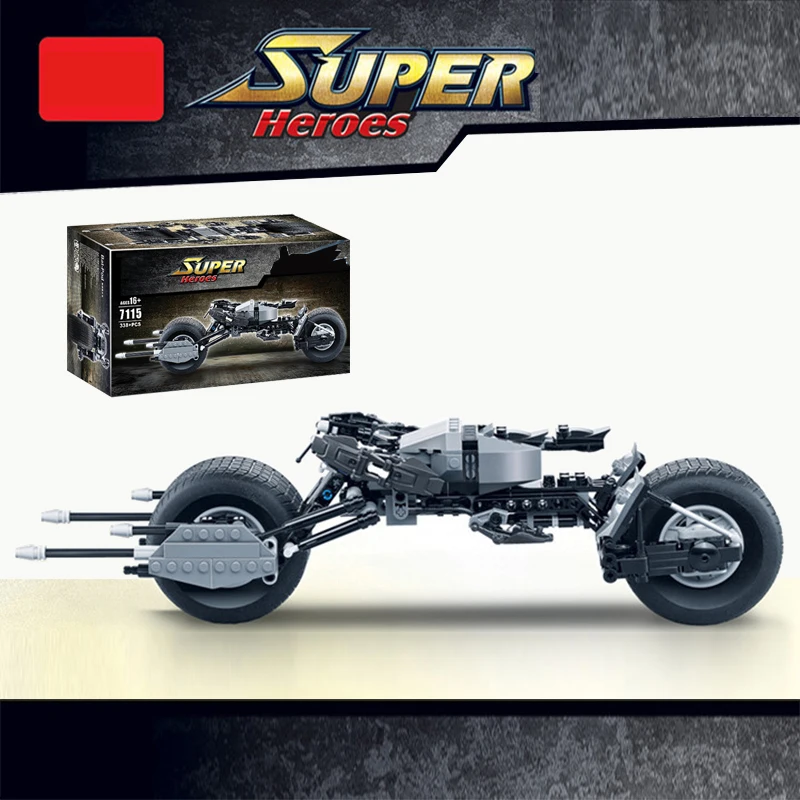 Decool DC Super Heroes Batpod мотоцикл совместимый 5004590 строительные блоки кирпичи