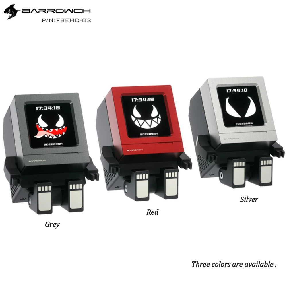 

Barrowch FBEHD-02 Limited edition Cyclops MINI independent Display 2.9 Inch, For PC CPU Hardware Sync Temperature Monitor