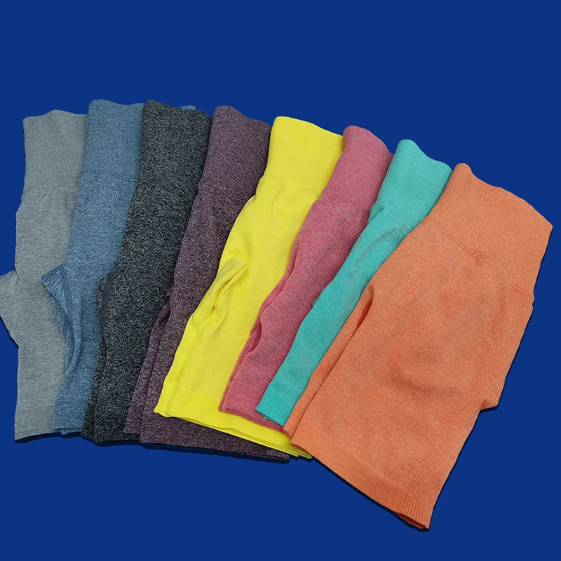 Women's Shorts Sports Tight-fitting High-waist Yoga Shorts Women's Hip-lifting Peach Fitness Five-point Short Pants Women