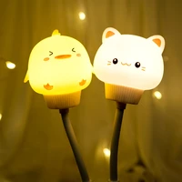 led chlidren usb night light cute cartoon night lamp bear remote control for baby kid bedroom decor bedside lamp gift kawaii