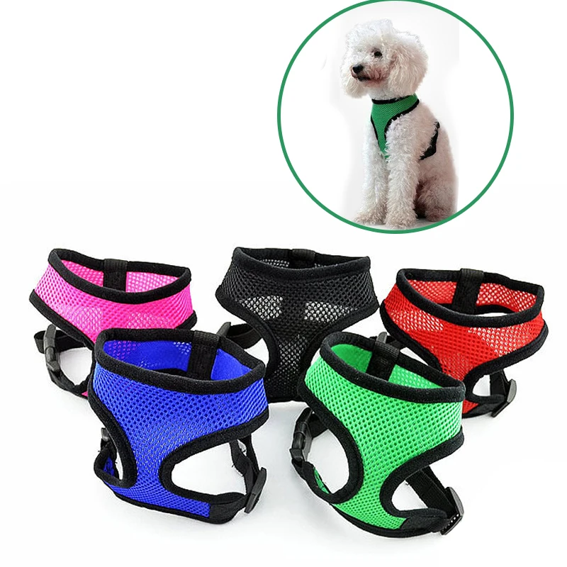 

Pet dog fashion mesh chest back cover small and medium-sized dog chest strap vest adjustable walking leash pet accessories