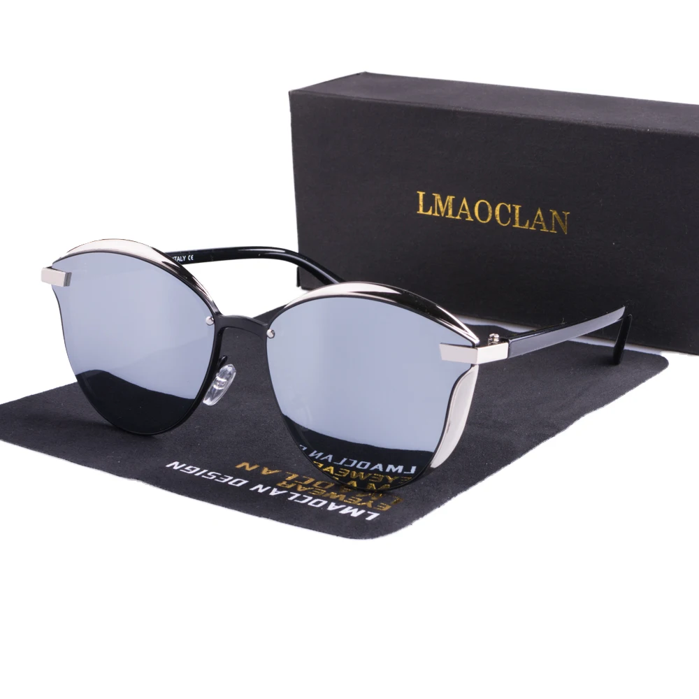 Women Polarized Metal Frame Sunglasses Sunshade Luxury Cat Eye Ladies Vintage Female Sun Glasses Oculos Gafas