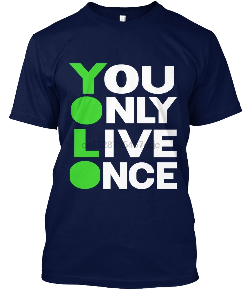 Мужская футболка YOLO футболки женские |