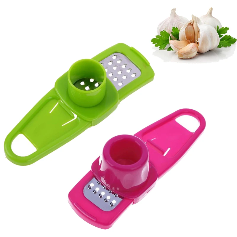 Дешевые Нержавеющая сталь Пресс ing чесночный пресс нож Овощечистка терка для