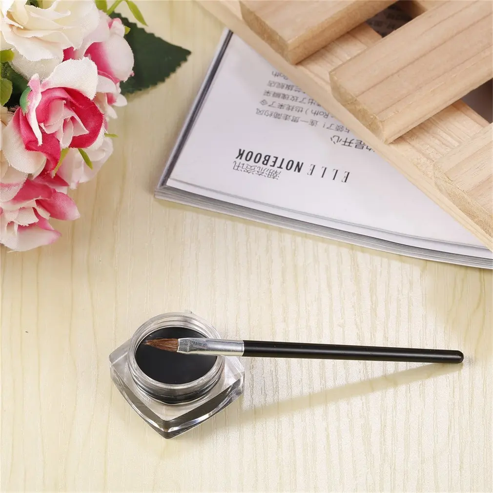 Профессиональный Водонепроницаемый гель тени и подводка для глаз крем