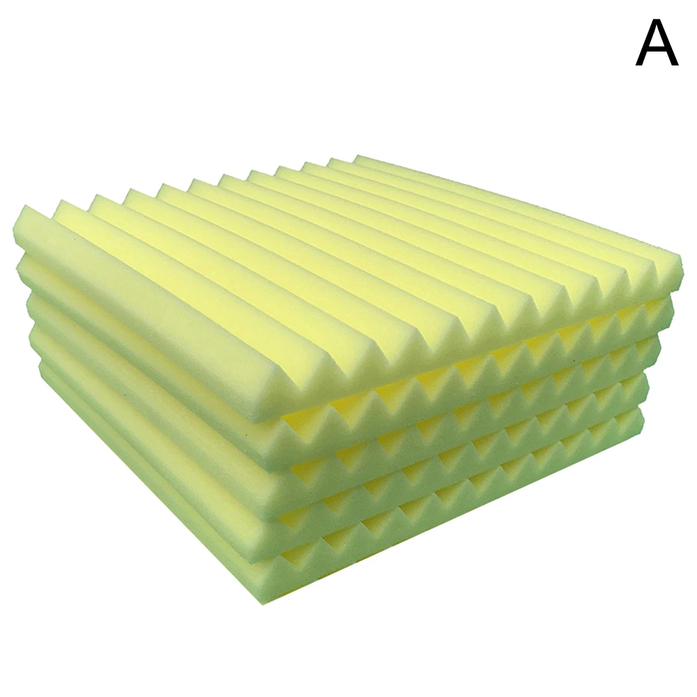 5 шт. акустическая пенопластовая панель звукоизоляция стоп-поглощение губка для