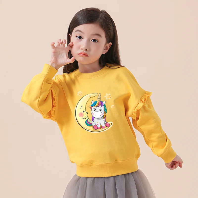 Термотрансферы для одежды с милым мультяшным единорогом дешевая