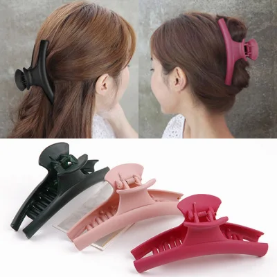 

Заколка-пряжка для волос, акриловая заколка для волос простая, матовая