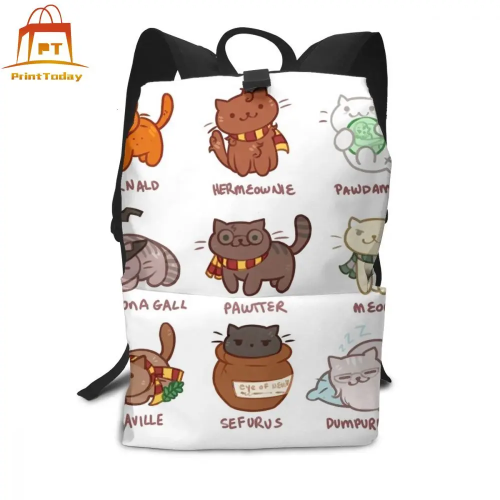 Неко Atsume рюкзак волосатые Pawtter рюкзаки многоцелевой трендовая сумка