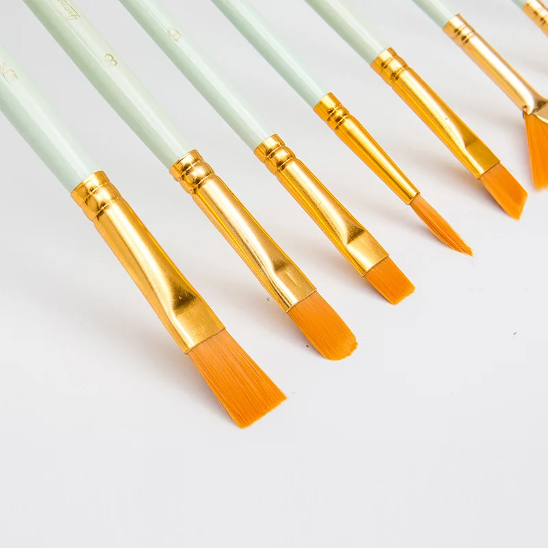 10 шт. акварельная кисть для акварели акрилового масляного искусства краски лица