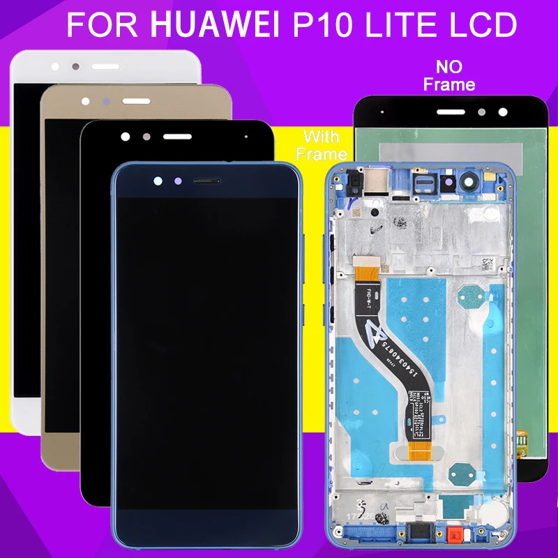 HH для Huawei P10 Lite оригинальный дисплей с сенсорным экраном дигитайзер сборка Nova ЖК