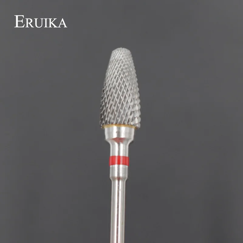 ERUIKA 1 шт. вольфрамовое твердосплавное сверло для ногтей размера F 3/32 &quotрезак ног