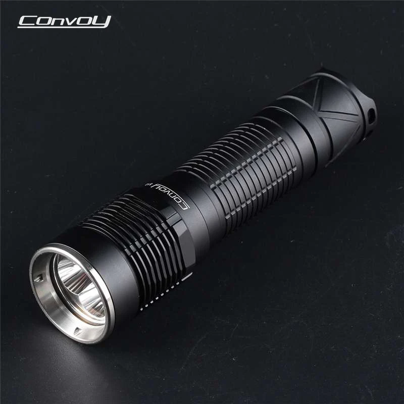 Convoy S12 3x SST20 / Nichia 219C 2300LM 6000 мАч выход Мощный фонарик 18650 21700 для кемпинга