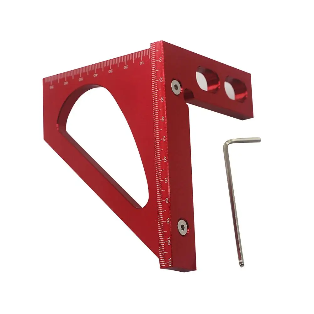 Line Ruler Woodworking Triangle Square Angle Measuring Tool Precision Accurate Tri-square Scriber Saw Guide | Инструменты