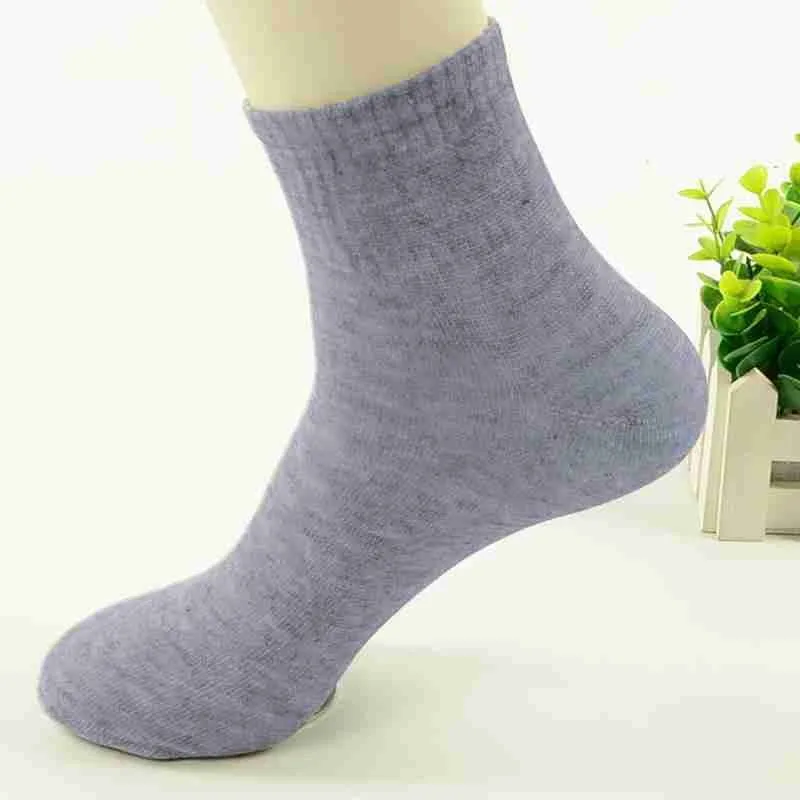 

1pair Men's Sports Socks Color Cotton Breathable Comfortable Deodorant Sweat Ankle Socks Men Black White Gray Boat Socks