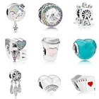 Женский браслет из серебра 925 пробы, с бусинами