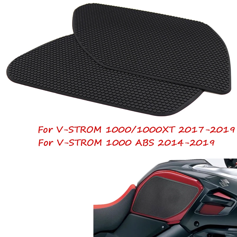 

Motorcycle Anti-Heated Gas Tank Side Grip Traction Knee Protector Sticker Anti Slip Pad For Suzuki V-STROM 1000 1000XT 2017-2019