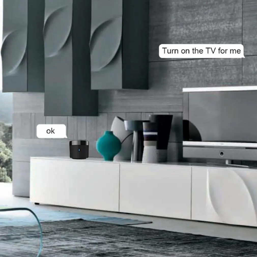 

RM4mini Compatible With Aleax Voice Control Smart Home Multiple-direction Infrared Durable Remote Control