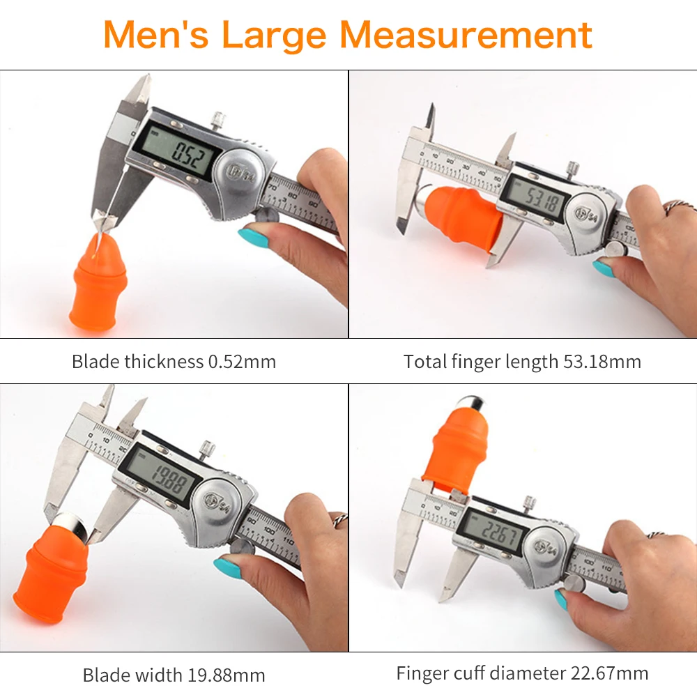 

1PC Silicone Thumb Knife Finger Protector Vegetable Harvesting Knife Plant Finger Blade Scissors Cutting Rings Garden Gloves