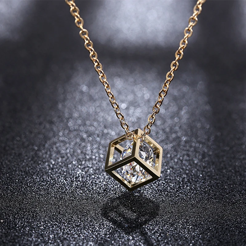 Воды ожерелье куб популярный темперамент простой подарок личности