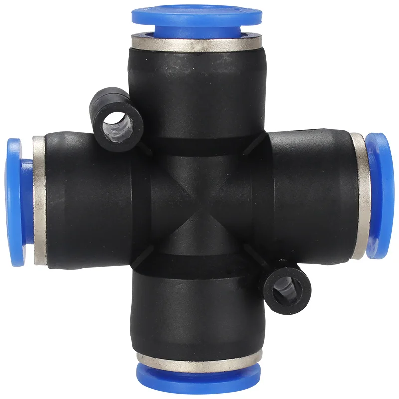 

Pneumatic fittings PZA pipe connectors direct thrust 4 to 12mm plastic hose quick couplingsPneumatic fittings