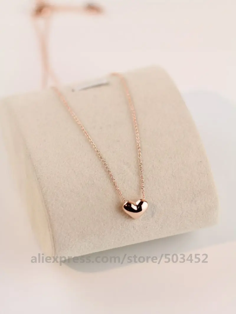 500 шт./лот короткие ожерелья в форме сердца модные подарки для любимых ожерелье