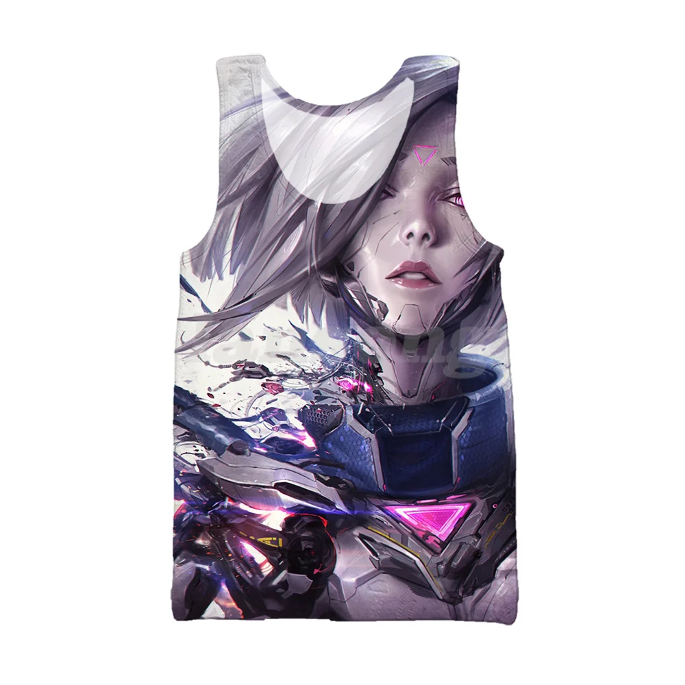 Футболка/Свитшот/худи/брюки с 3D принтом league of legends project fiora мужские комплекты в