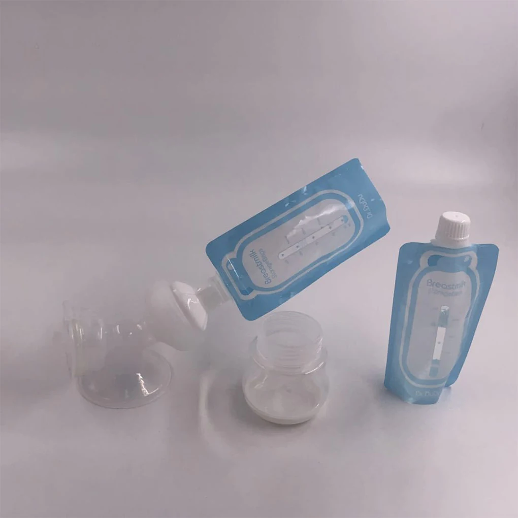 

Breast Milk Storage Bag Breastmilk Container PE Pouch Baby Food Milk Bag with Volume Graduations