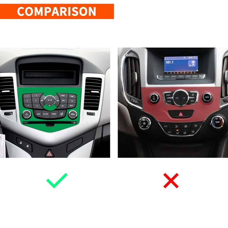 Центральная консоль CD из углеродного волокна для Chevrolet Cruze 2009-2015 | Автомобили и
