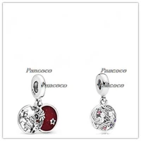 925 sterling silver bead charm grains mouse and bird always by your side beads fit pandora bracelet necklace jewelry
