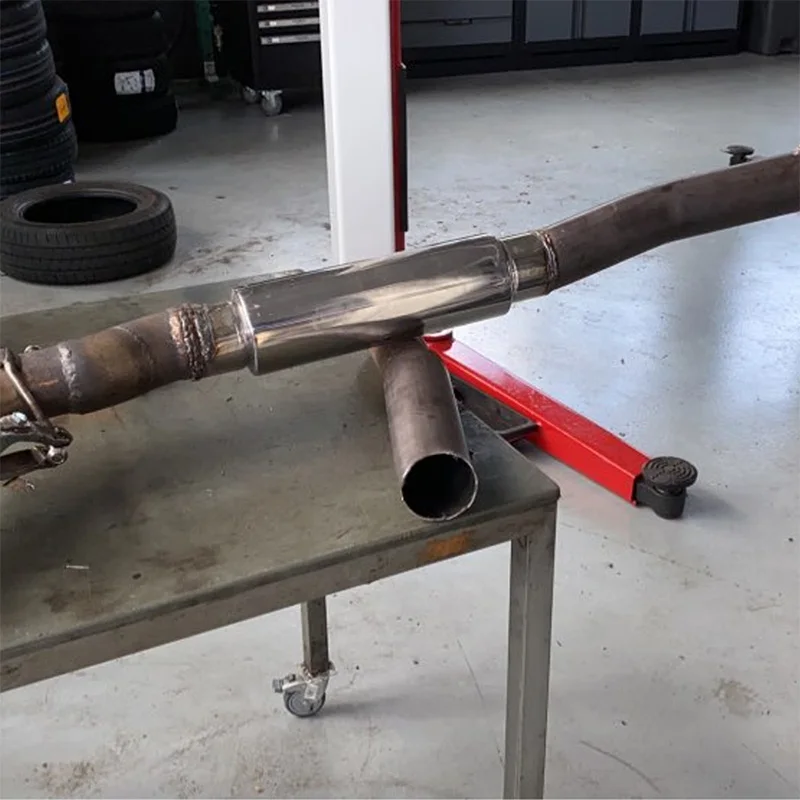 ESPEEDER Универсальный Автомобильный резонатор из нержавеющей стали глушитель