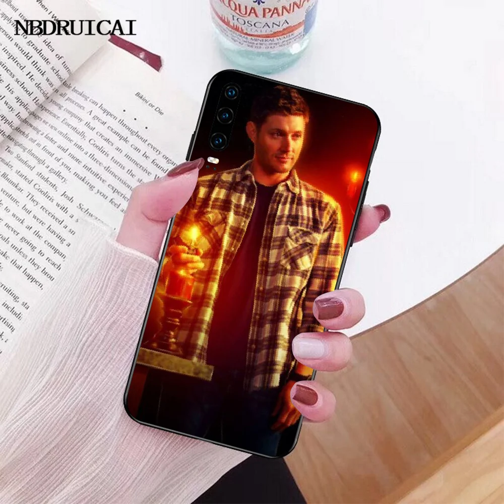 Чехол PENGHUWAN сверхнатуральный Jared Padalecki черный мягкий чехол для телефона Huawei Honor 20 10