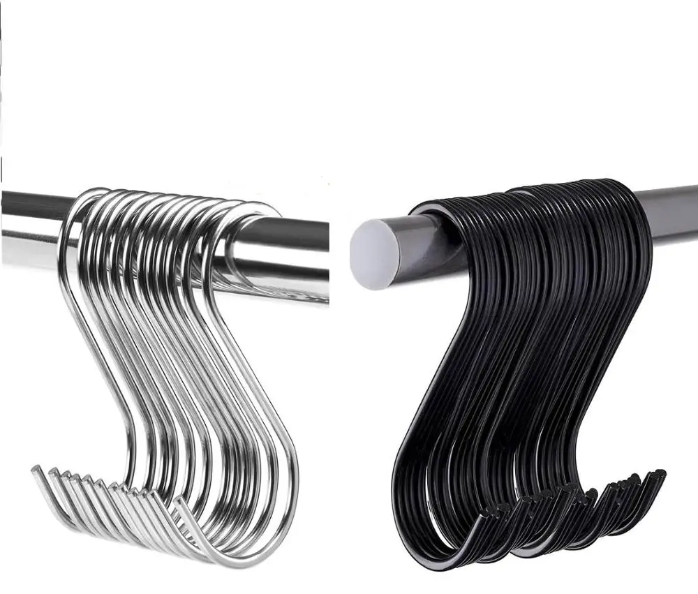 Нержавеющая сталь домашний крючок Набор для подвешивания s-образная кисть