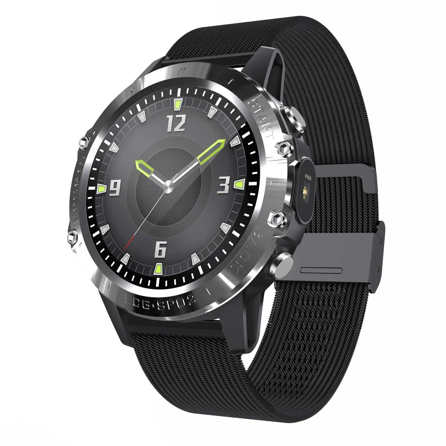 

Bakeey P8 Smartwatch Full Touch Screen ECG+PPG Heart Rate Blood Pressure Monitor HRV Index 30 Days Standby IP68 Smart Watch