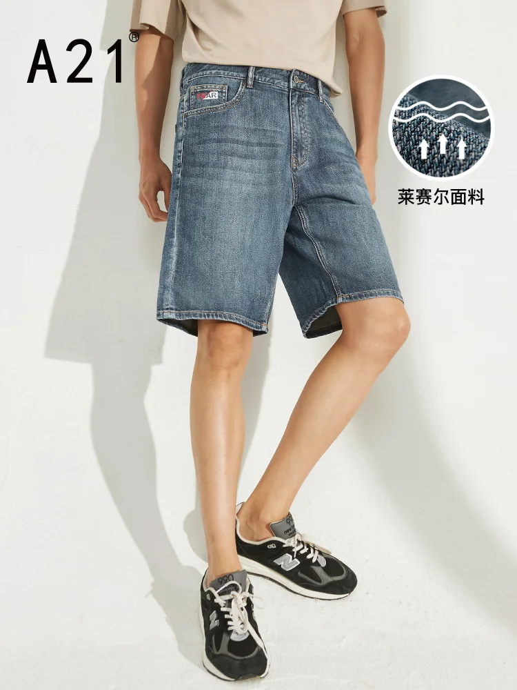 

Джинсовые мужские шорты-карго, штаны, повседневные Летние уличные модные шорты на молнии средней длины в стиле преппи, BD50CS