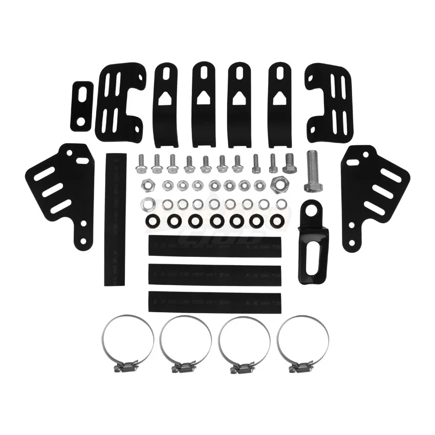 Вилочные трубки черные мотоциклетные фары обтекатели комплекты креплений