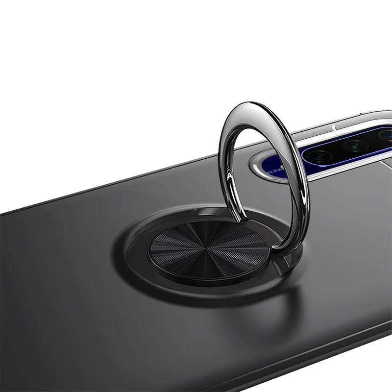 For Xiaomi Mi 9 Lite Case Cover Luxury Metal Magnetic Ring Stand Holder Phone Cases mi9 Shockpoof | Мобильные телефоны и