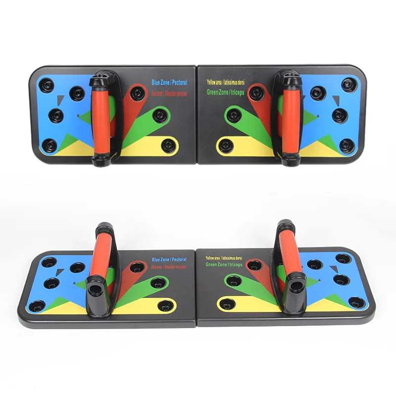 

Push-up Rack Folded Board Set Abdominales BarFoldable multi-function 12-14-function push-up bracket Exercise Equipment