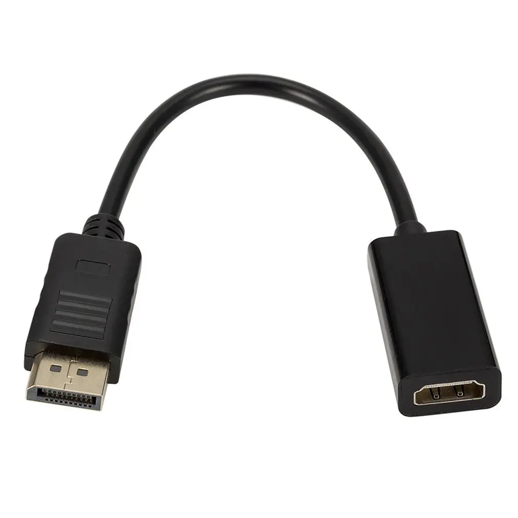 

Портативный DP Displayport «папа»-HDMI-совместимый мама кабель-конвертер адаптер для ПК DP Displayport