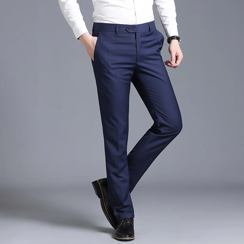 

Suit pants men Trousers office pants man Business solid slim fit mens Pant
