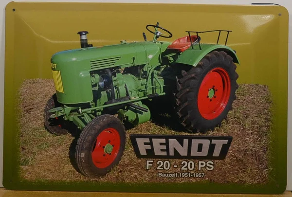 

Tractor Fendt Bauzeit Tin Sign