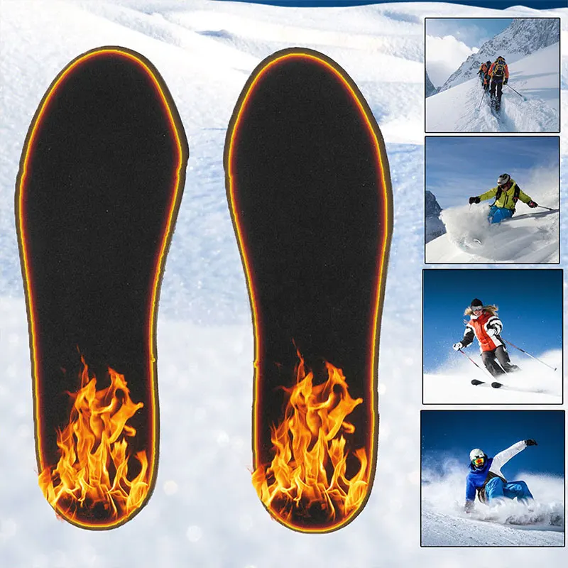 

Insoles Electric Heated USB Rechargeable Washable Cuttable Shoes Insert Pad Foot Warmer Care