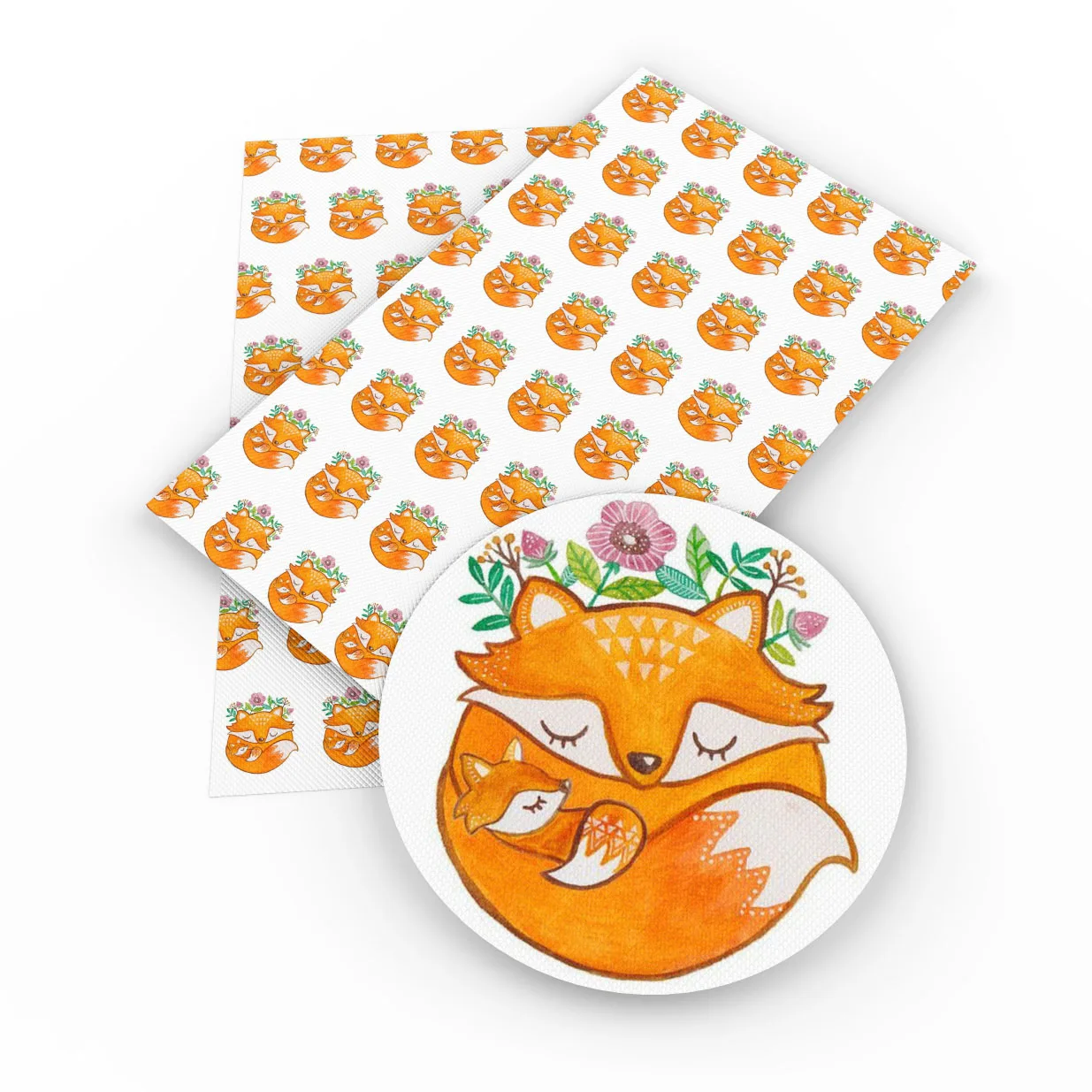 Дэвид Энджи 20*33 см ткань из искусственной кожи с изображением животных кролика