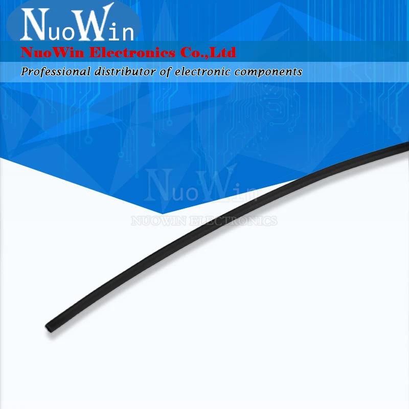 1 Meter/lot 2:1 Black 0.6mm 0.8mm 1mm 1.5mm 2mm 2.5mm 3mm 3.5mm 4mm 4.5mm Heat Shrink Heatshrink Tubing Tube Sleeving Wrap Wire |