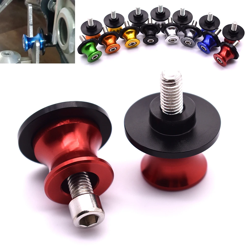 Аксессуары для мотоциклов Алюминий Универсальный 6 мм 8 10 Swingarm винт катушки Honda