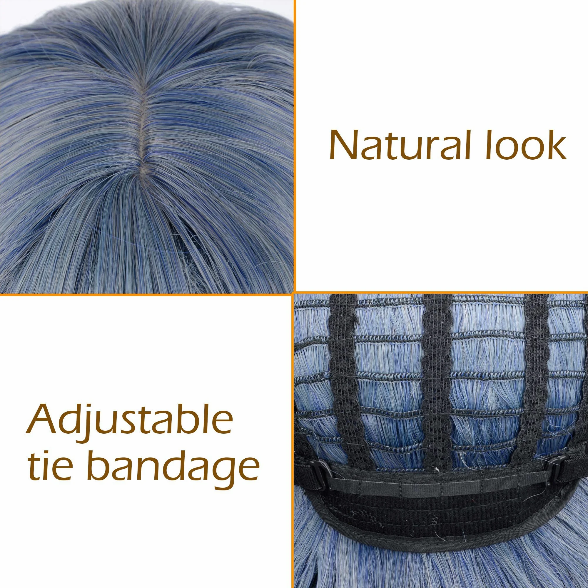 Волнистый парик Короткие парики с пневматической челкой женский короткий длиной